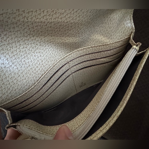 Gucci monogram GG bamboo jacquard canvas and leather continental snap wallet - Picture 8 of 16